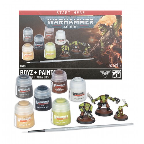 Orks: Boyz + Paints Orks: Boyz + Paints, Orks: Boyz + Paints — The Ultimate Green Tide Starter